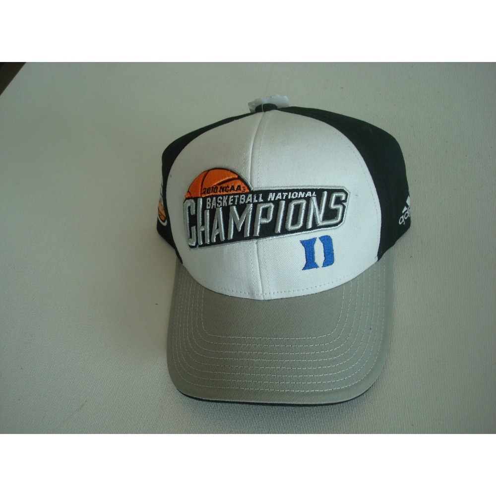 DUKE BLUE DEVILS ADIDAS 2010 CHAMPS STRAPBACK GOLF HAT CAP VINTAGE EE3
